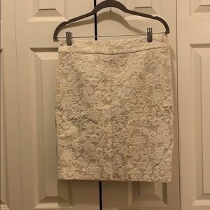 Cream Lace Cynthia Rowley Skirt